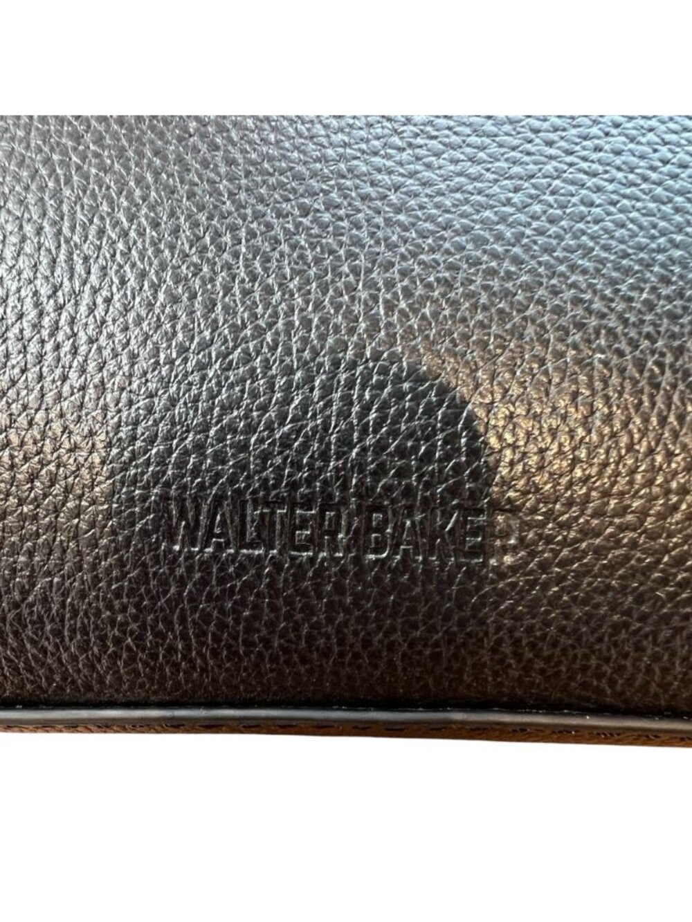 Walter Baker Jagger Leather Crossbody Bag Black Woven Handle Designer NEW - Picture 10 of 11